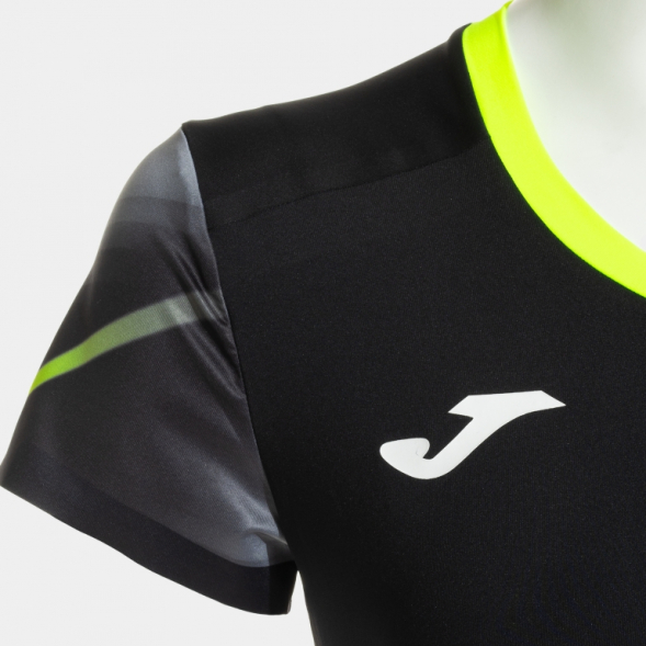 CAMISETA MANGA CORTA ELITE XI NEGRO AMARILLO FLUOR