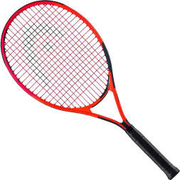 Ракетка б/т дет. HEAD Radical 25 Gr07, 234913, для дет.8-10лет, алюминий, со струнами, оранжевый