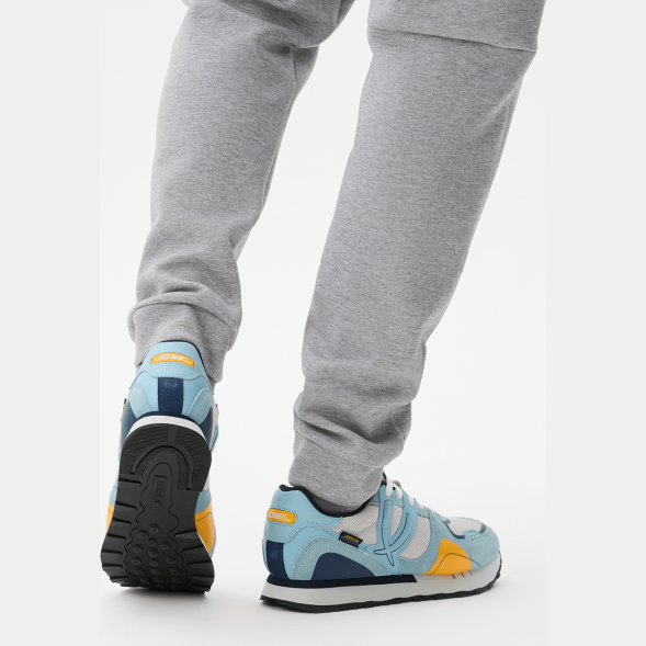 Кроссовки спортивные JÖGEL Fiesta, голубой/желтый