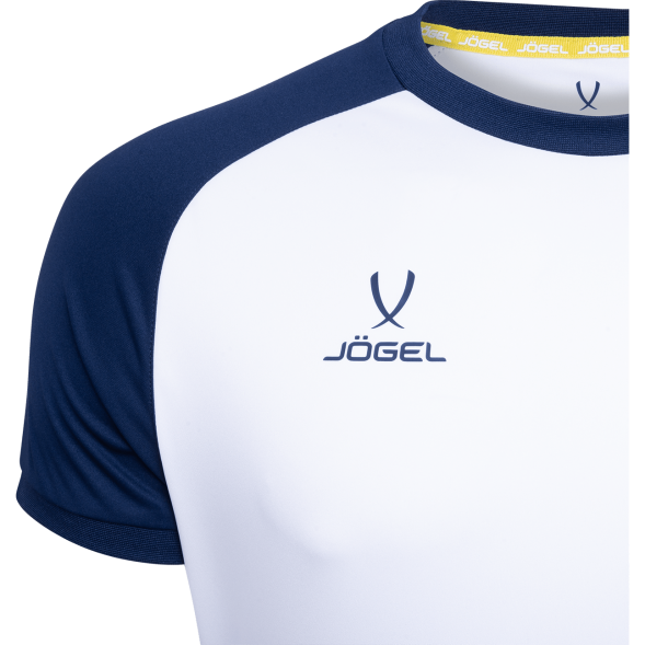 Футболка игровая JOGEL CAMP Reglan Jersey, белый/темно-синий