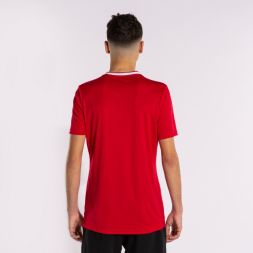 CAMISETA MANGA CORTA EUROPA V ROJO BLANCO