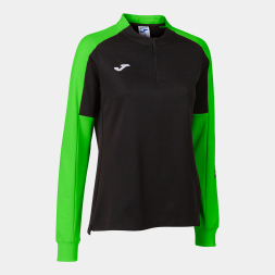 SUDADERA ECO CHAMPIONSHIP NEGRO VERDE FLUOR