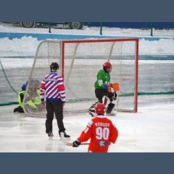 СЕТКА ДЛЯ ХОККЕЯ С МЯЧЕМ ПРОФИ (ПАРА) - НИТЬ 5 ММ.