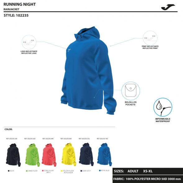 Дождевик ELITE VIII Темно синий