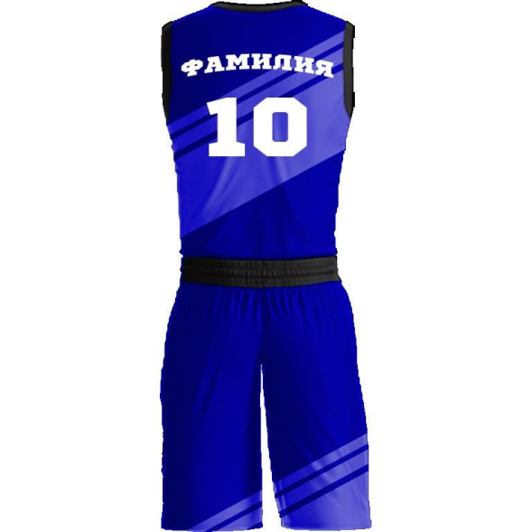 Баскетбольная форма ЭКИПО STRIPE Синий цвет