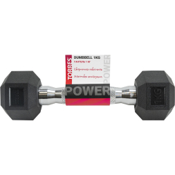 Гантель TORRES PL51901, вес 1 кг, 1 шт