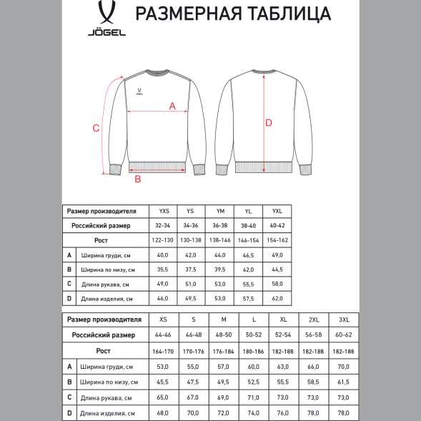 Свитшот JOGEL ESSENTIAL Sweatshirt, темно-синий, детский
