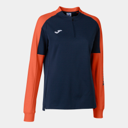 SUDADERA ECO CHAMPIONSHIP MARINO NARANJA FLÚOR