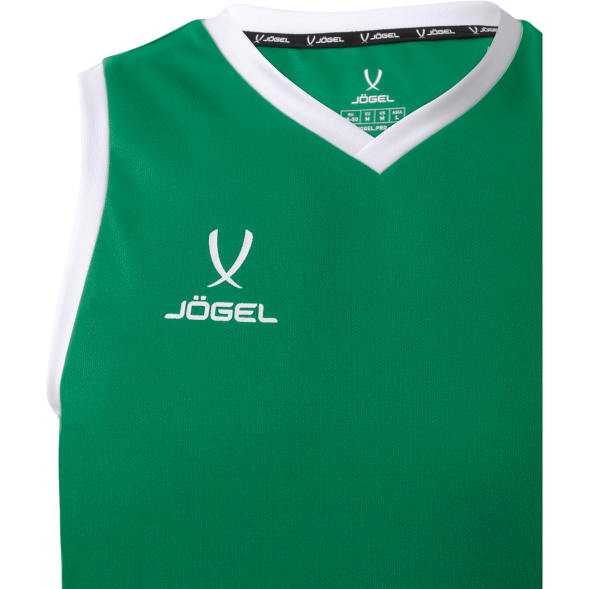Майка баскетбольная JOGEL CAMP Basic, зеленый, детский