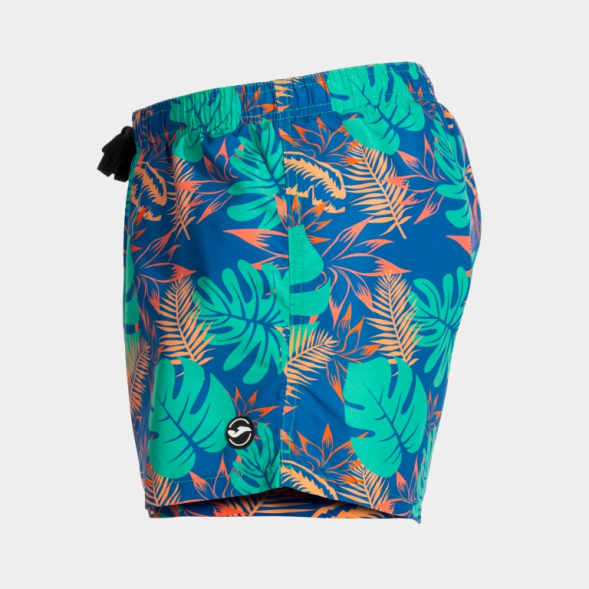 BERMUDA DE BAÑO SANTA MÓNICA VERDE AZUL