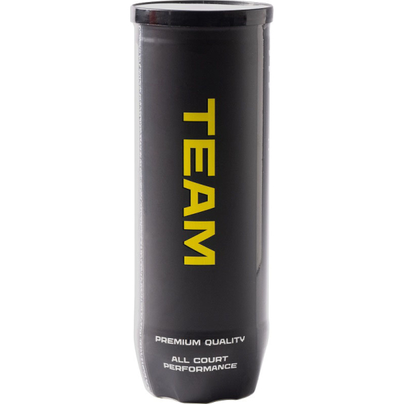 Мяч теннисный NS Team X3, 124009, уп.3 шт,одобр.ITF,фетр, нат.резина,желтый