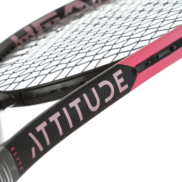 Ракетка б/т HEAD MX Attitude Elite Gr3, 231355, для любителей, алюминий,со струнами, черно-розовый