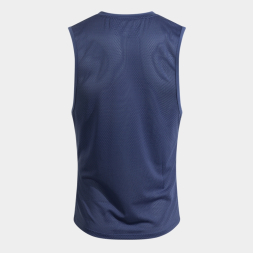 CAMISETA SIN MANGAS INDOOR GYM AZUL