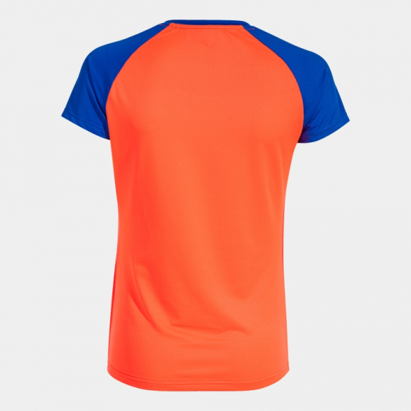 CAMISETA MANGA CORTA ELITE X CORAL FLUOR ROYAL