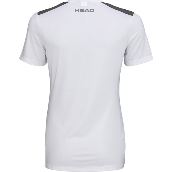 Футболка женская HEAD Club 22 T-Shirt W 814431-WHDB-L, размер L