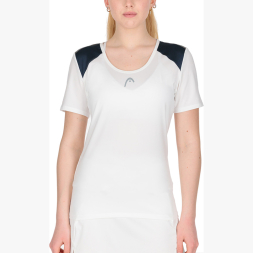 Футболка женская HEAD Club 22 T-Shirt W 814431-WHDB-L, размер L