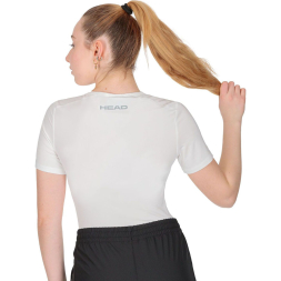 Футболка женская HEAD Club 22 T-Shirt W 814431-WHDB-L, размер L