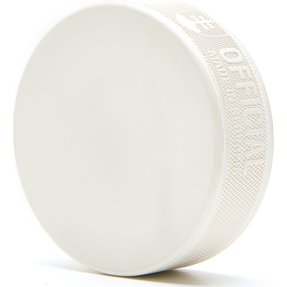 Шайба хоккейная Vegum 304 3113, диаметр 75мм., высота 25мм., белая