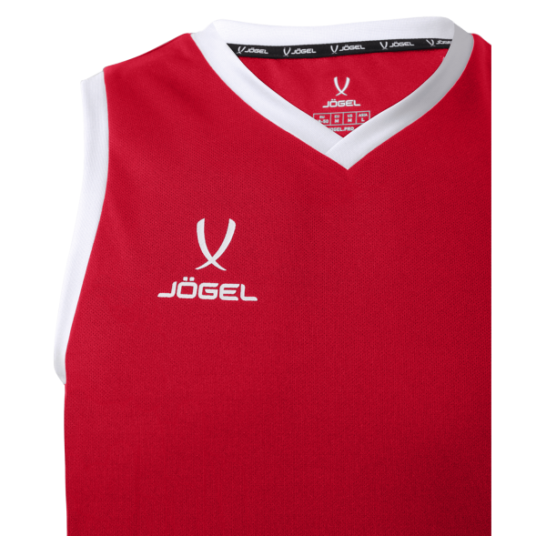 Майка баскетбольная JOGEL CAMP Basic, красный, детский