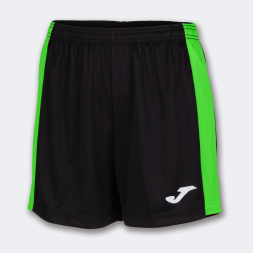Шорты игровые JOMA MAXI NEGRO VERDE FLÚOR