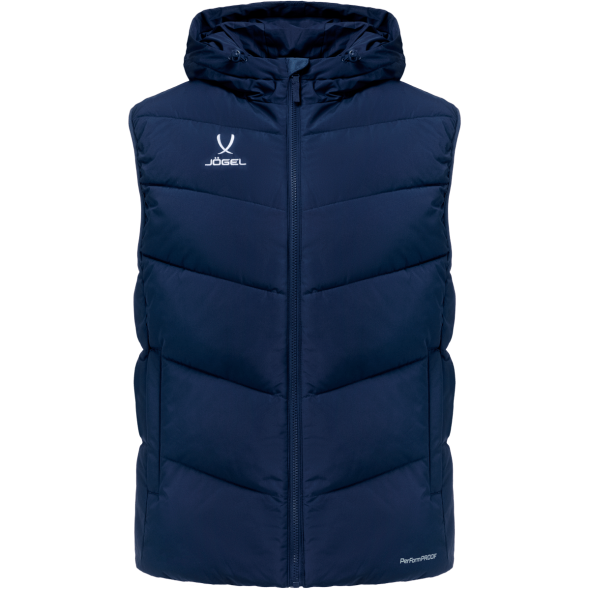 Жилет утепленный c капюшоном JOGEL ESSENTIAL PerFormPROOF Padded Hooded Vest, темно-синий, детский