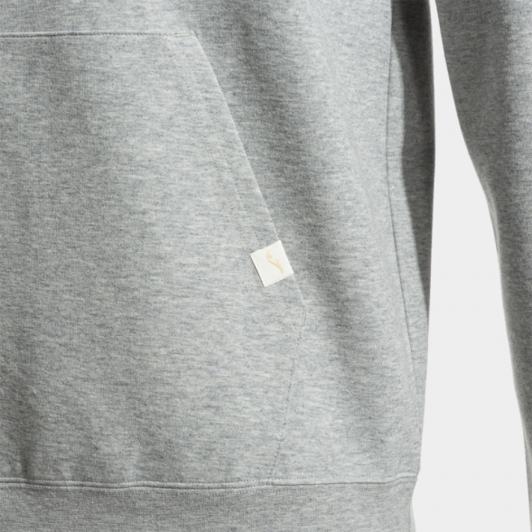 SUDADERA CON CAPUCHA UNIVERSO GRIS MELANGE