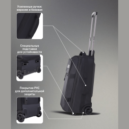 Сумка-чемодан JOGEL ESSENTIAL Cabin Trolley Bag, черный
