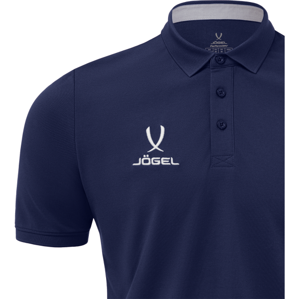 Поло JOGEL PREMIER PerFormDRY CVC Polo, темно-синий