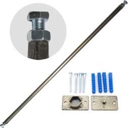 Турник резьбовой в проем MR-T85, 75-95см.