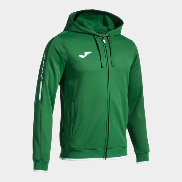 CHAQUETA CON CAPUCHA OLIMPIADA VERDE