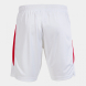 SHORT GLASGOW BLANCO ROJO