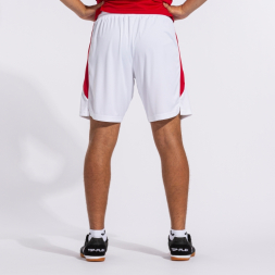 SHORT GLASGOW BLANCO ROJO