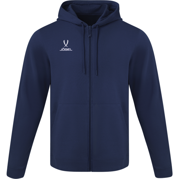 Худи на молнии JOGEL ESSENTIAL Cotton FZ Hoodie, темно-синий