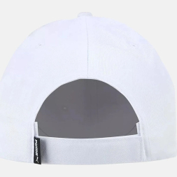 Бейсболка спорт. PUMA Metal Cat Cap 02599407, 100% полиэстер, белый