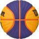 Мяч баск. WILSON FIBA3x3 Official, WTB0533XB, р.6, FIBA Appr., синт. PU, бутил. кам, желто-синий
