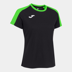CAMISETA MANGA CORTA ECO CHAMPIONSHIP NEGRO VERDE FLÚOR