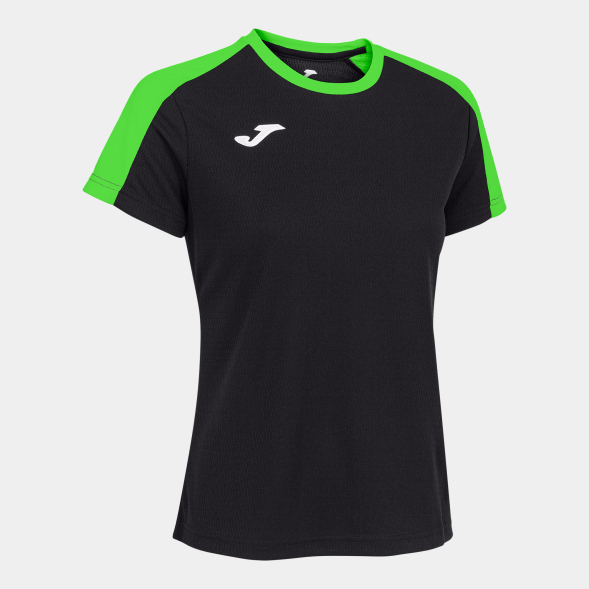 CAMISETA MANGA CORTA ECO CHAMPIONSHIP NEGRO VERDE FLÚOR