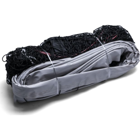 Сетка волейбольная, 9.7х1 м., нить РЕ 1.8 мм, трос сталь, T4001N-BK