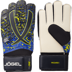 Перчатки вратарские JÖGEL ONE Wizard AL3 Flat, черный