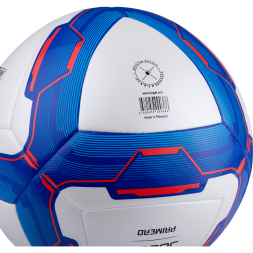 Мяч футбольный JOGEL Primero №4, белый/синий/красный