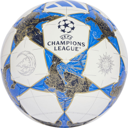 Мяч футзал. ADIDAS UCL Pro Sala JP1546, р.4, FIFA Quality Pro, 32п, ПУ, руч.сш, бело-синий