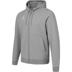 Худи на молнии JOGEL ESSENTIAL Cotton FZ Hoodie, серый меланж