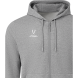 Худи на молнии JOGEL ESSENTIAL Cotton FZ Hoodie, серый меланж