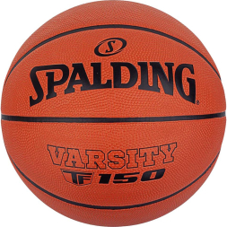 Мяч баск. SPALDING TF-150 Varsity 84326z, р.5, резина, коричнево-черный