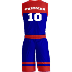 Баскетбольная форма ЭКИПО TOP Синий цвет