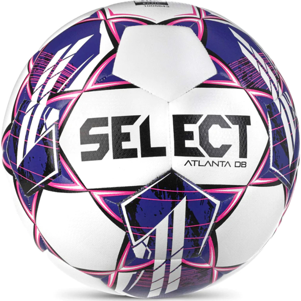 Мяч футб. SELECT Atlanta DB, 0575960900, р.5, FIFA Basic, 32пан, гл.ТПУ, гибрид.сш, бело-фиолетовый
