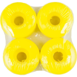 Набор желтых полиуретановых колес для скейтборда Atemi 50х30мм 85А, AWS-17.05