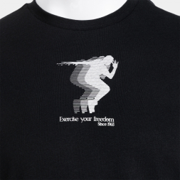 CAMISETA MANGA CORTA STEP NEGRO