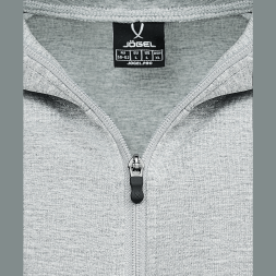 Худи на молнии JOGEL ESSENTIAL Athlete Hooded FZ Jacket, серый