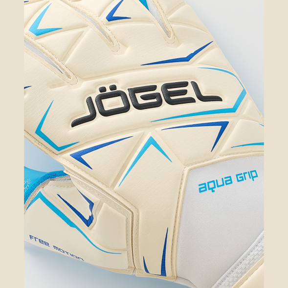 Перчатки вратарские JOGEL Legend UL4 Aqua Roll Negative, белый